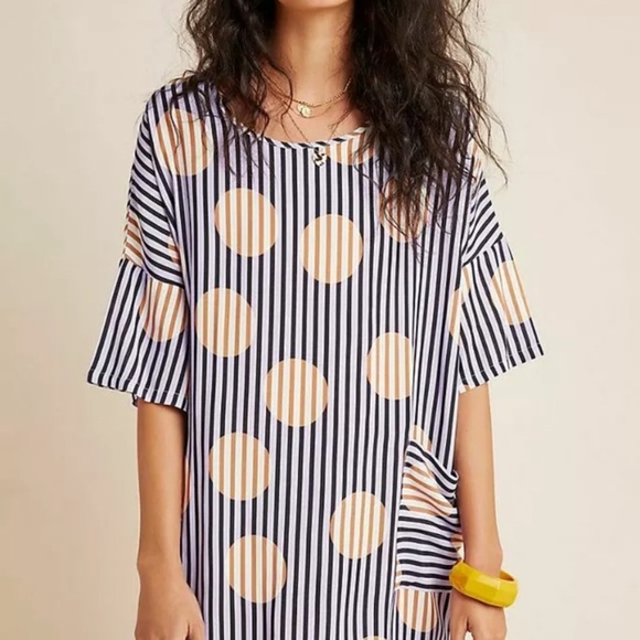 Anthropologie Corey lynn caller dotted tunic new - Picture 3 of 6